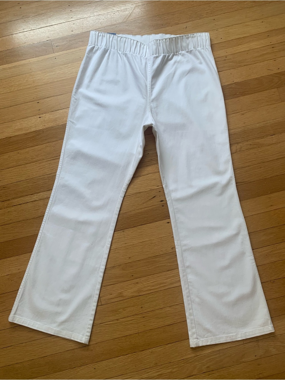 NWT Soft Surroundings White Bootcut Triple Jeans in Size PL/Fits US 12-14